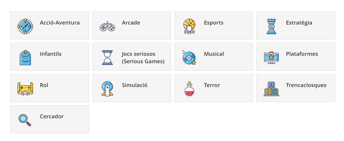 llenguacatalana's tweet photo. A la base de dades #VDJOC podreu trobar videojocs en català! Us agraden els videojocs d'acció, d'aventures o d'esports? Els trobareu organitzats en diverses categories. 
https://t.co/sslpmTiIA0

Si en coneixeu algun que no hi és, envieu-nos la vostra proposta! 
#VDJOC https://t.co/9o6eZl3fNV