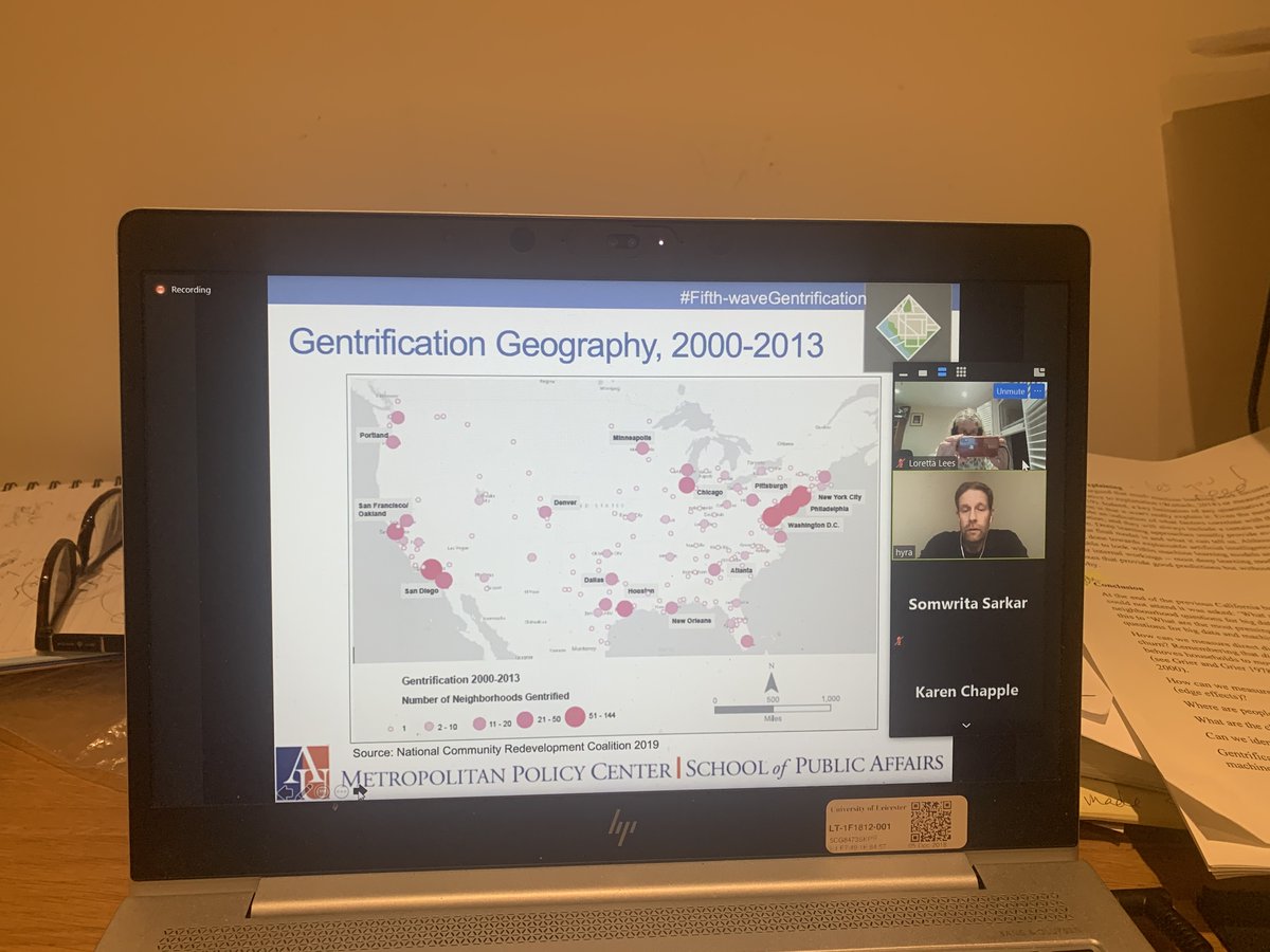 LorettaCLees's tweet photo. Thanks to @UCBDisplacement @UCBIDS 
@syd_designlab @USForg for inviting me to give a keynote (agitation) last night #DataScience #NeighborhoodChange on the 'gentrification studies turn to big data and machine learning' #BigData #Gentrification I'm listening to @DerekHyra below https://t.co/v7PLe6Q8xp