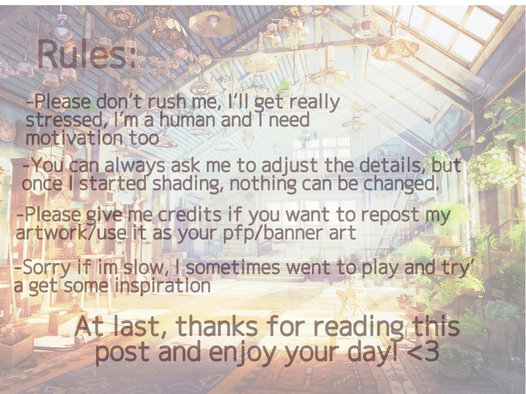 PaletteRosee's tweet photo. -Commission Post-
+
Hi guys! As you see, I remade my commission sheet (og by @Ayumi_Rchan_)! 
+
I receive diamonds, robux, and actually am cash/ pets too! (I don’t play adopt me, all am items will be given to my friend)
+
If you have any questions, comment down below!
+
Bye! 🍂🍂 https://t.co/UrloQsbsFk