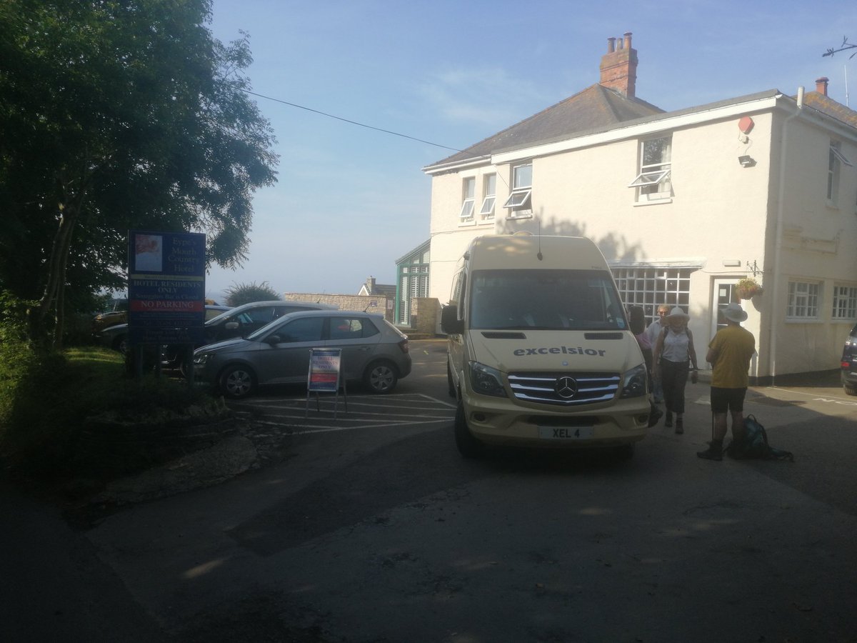 We are exploring the west Dorset coast line today, I'm with this lovely group for 3 days. Perfect weather for it as well. <a href="/ExcelsiorCoach/">Excelsior Coaches</a>