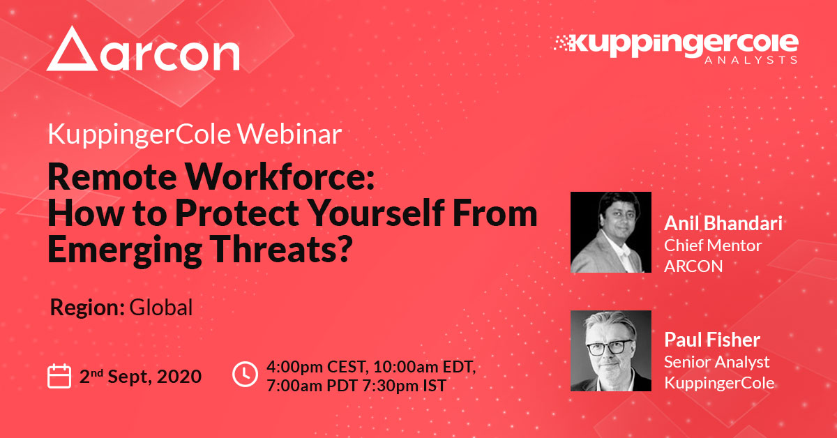 The outbreak of the #COVID19 pandemic has served as a catalyst for #digitization but every device service that employees use is a potential gateway &amp; thus poses an #ITsecurity risk.
Join us and #KuppingerCole to learn more.
Register here: kuppingercole.com/events/n40506

#cybersecurity