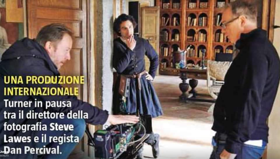 From 'Tv Sorrisi e Canzoni', #aidanturner and #leonardodavinci set... #leonardolaserie, we are waiting for you❤😍
#italiantv #Italy #Rai #AidanTurner #tvsorrisiecanzoni