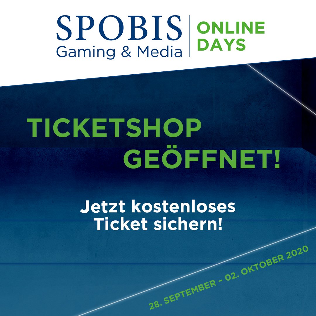 spobis_gmbh's tweet photo. Fünf Tage volles Programm mit den neuesten Insights zu digitalen Sportbusiness-Themen und eSport – der SPOBIS Gaming &amp; Media findet erstmalig als Online-Event statt und feiert diesen Herbst mit den Online Days eine Premiere!​
​
Networking leicht gemacht: https://t.co/gEpua1oSGH https://t.co/2tV4SfnS4s