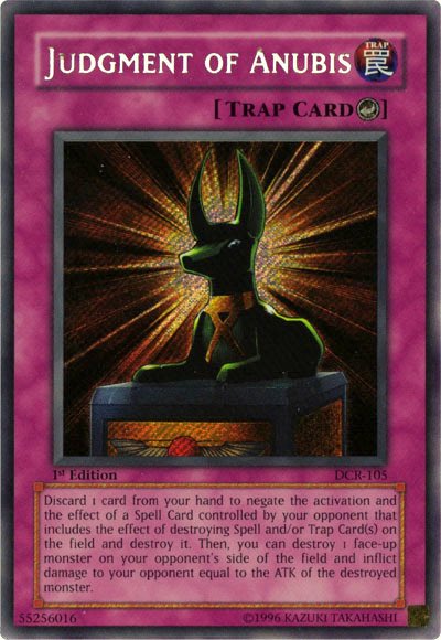 587. Judgment of Anubis First released in Japanese and in English in 2003 Is anyone a massive Ancient Egypt fan as I am? Who else misses the Egyptian element in Yu-Gi-Oh!? #YuGiOh 587. Judgment of Anubis First released in Japanese and in English in 2003 Is anyone a massive Ancient Egypt fan as I am? Who else misses the Egyptian element in Yu-Gi-Oh!? #YuGiOh