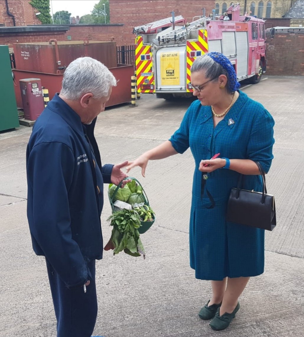 Yesterday we said goodbye to one our longest standing members of our Trauma Support Team - a big thank you to Peter Ahmed for his contribution to our team.  Here he is being presented with a trug of homegrown veg.  He will be a big miss - we wish him all the best for the future!