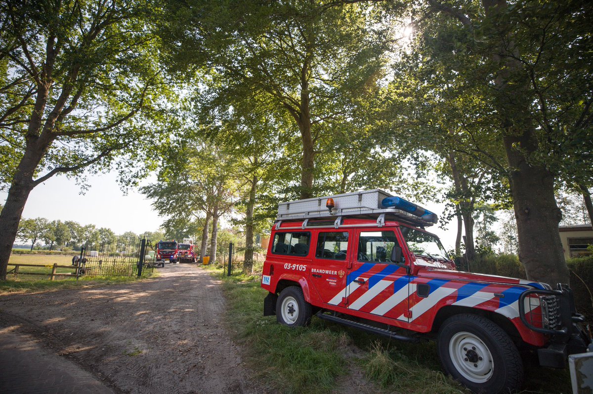 Melding brandweer Vledder