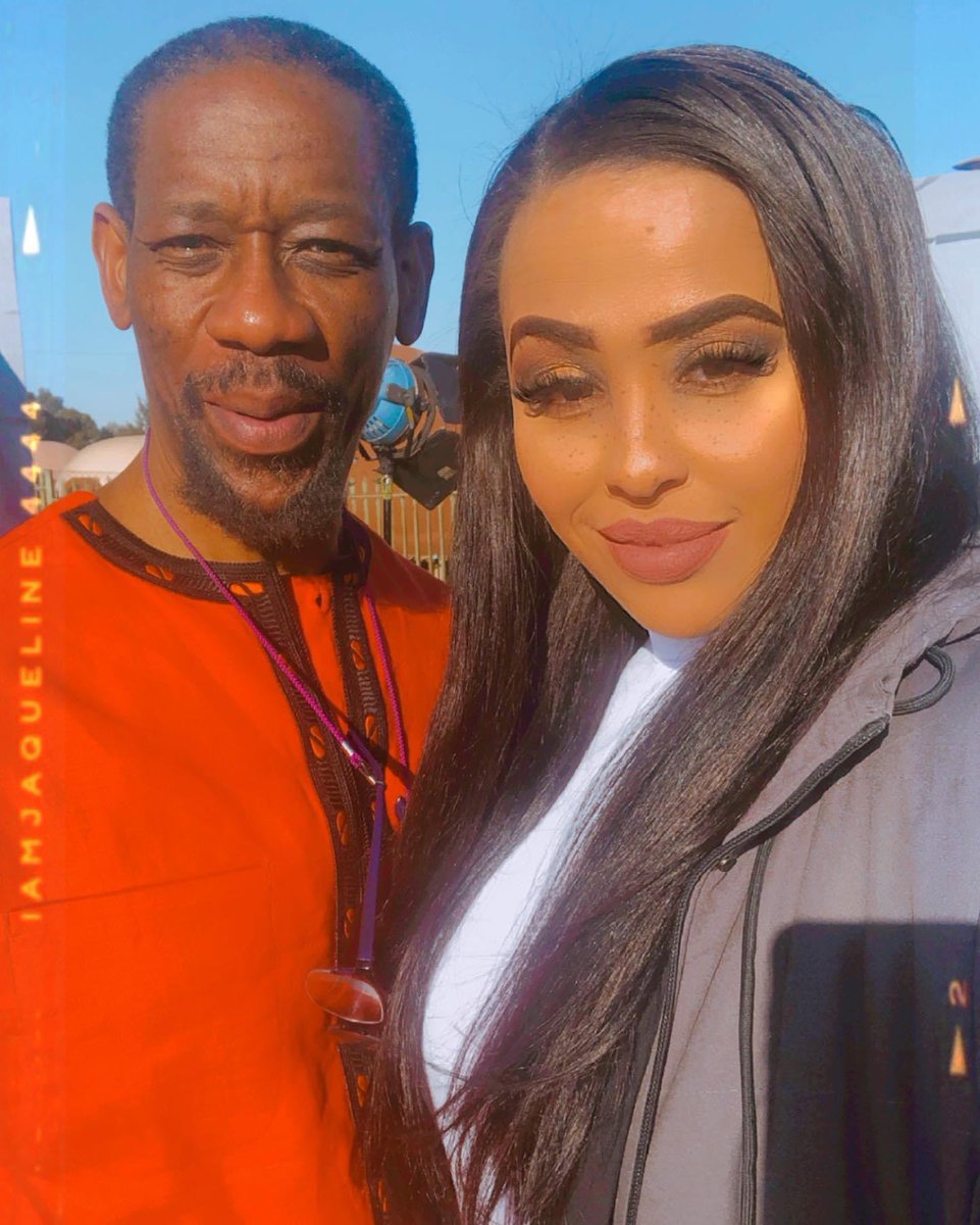 Nicole_Bessick's tweet photo. 2020 has been filled with full circle moments for me 🙏🏽🎥 Captured here with my costar, living legend @LuthuliDlamini 🇿🇦#NewWorkLoading #AfricasMorganFreeman https://t.co/XmH3h1Ewvq