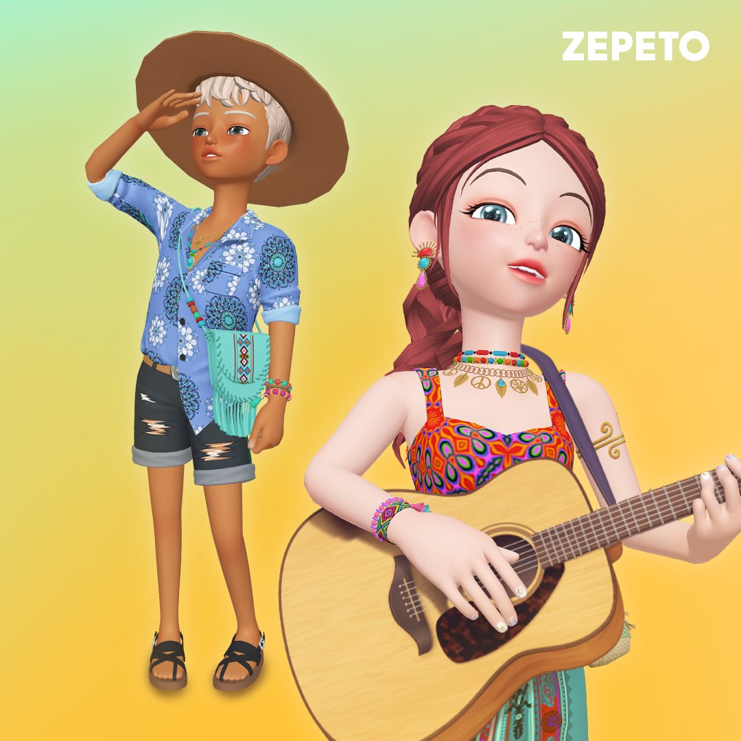 Zepeto公式 New ヴィンテージ エスニックアイテム新登場 いろんなパターン柄とカラーで楽しむヒッピースタイル まだまだ夏はこれから スタイリッシュなヒッピースタイルをworldで自慢しちゃおう ハッピーヒッピー Zepeto ゼペット Zepeto公式 New ヴィンテージ エスニックアイテム新登場 いろんなパターン柄とカラーで楽しむヒッピースタイル まだまだ夏はこれから スタイリッシュなヒッピースタイルをworldで自慢しちゃおう ハッピーヒッピー Zepeto ゼペット