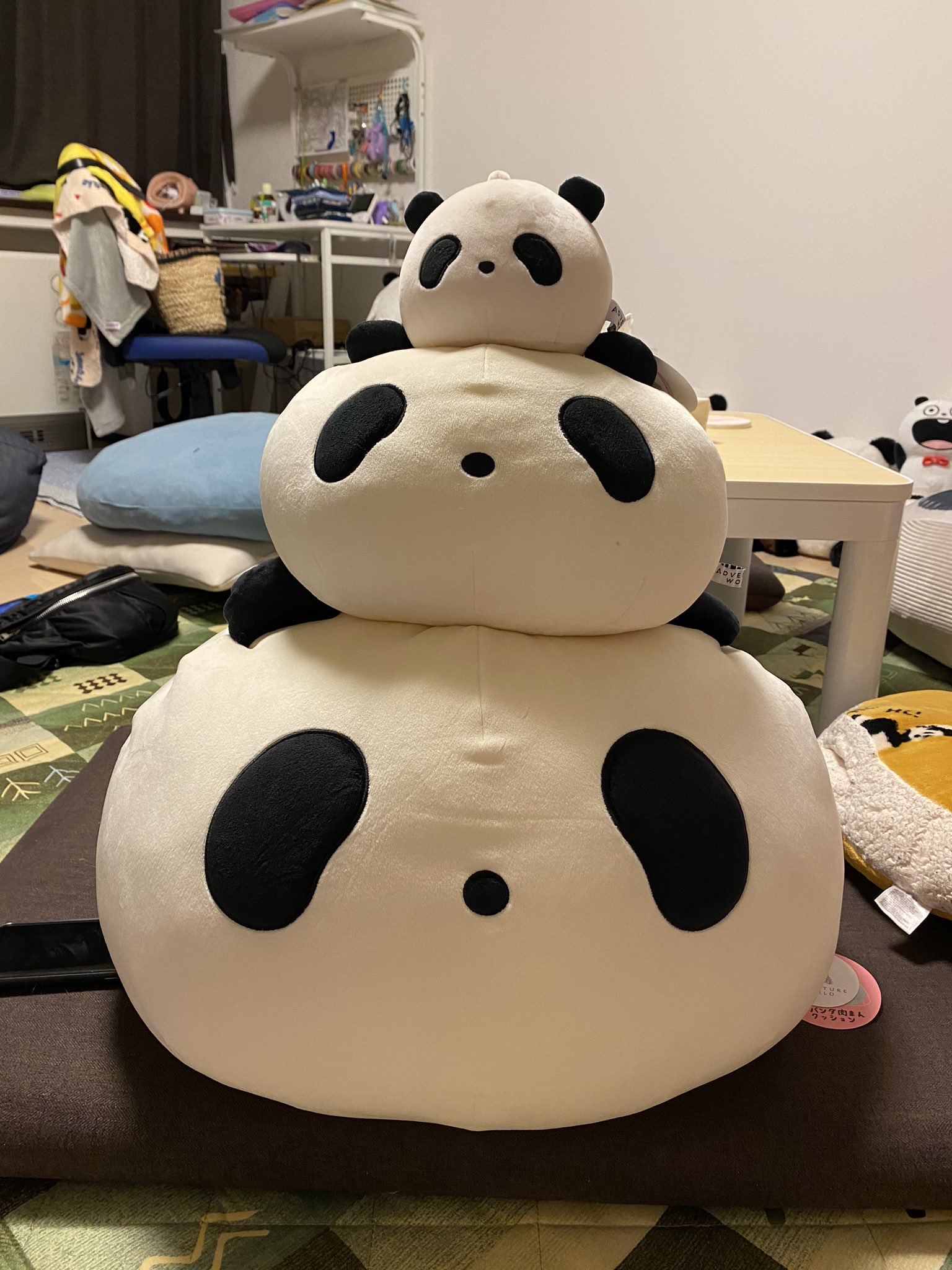 アドベンチャーワールド もちもち肉まんパンダクッション