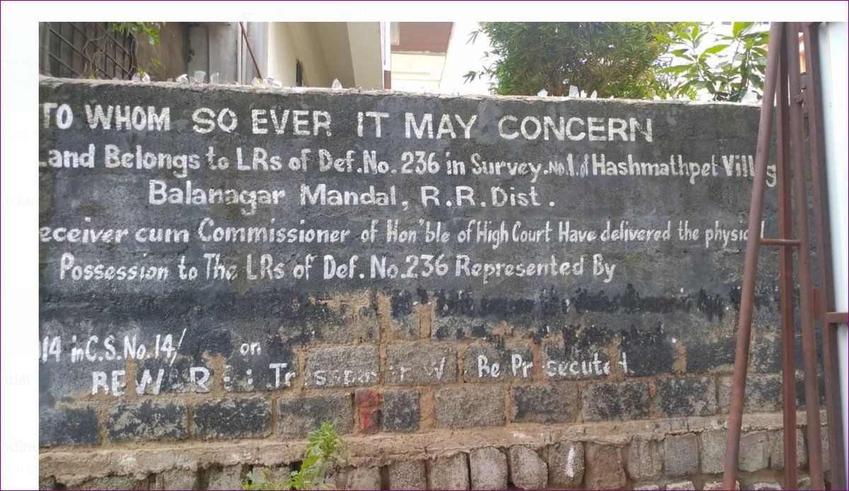 FamilyLate's tweet photo. Tagging @KTRTRS  anna and @KTRoffice , Resp Sir, despite giving a complaint to @GHMCOnline , there is illegal construction happening today on our land, through force. Kindly and please help. https://t.co/zPj0QEebSu