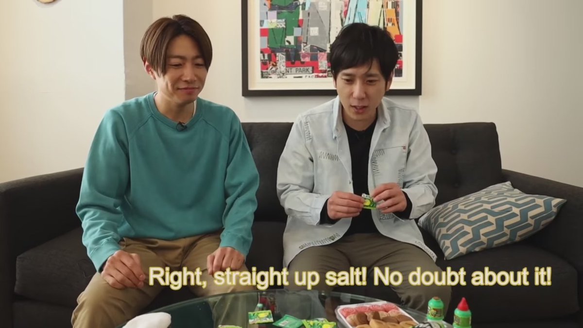 I really really like Aiba& #39;s expression here. It& #39;s sooo cute!! "Yup! Ninochan agrees with me."