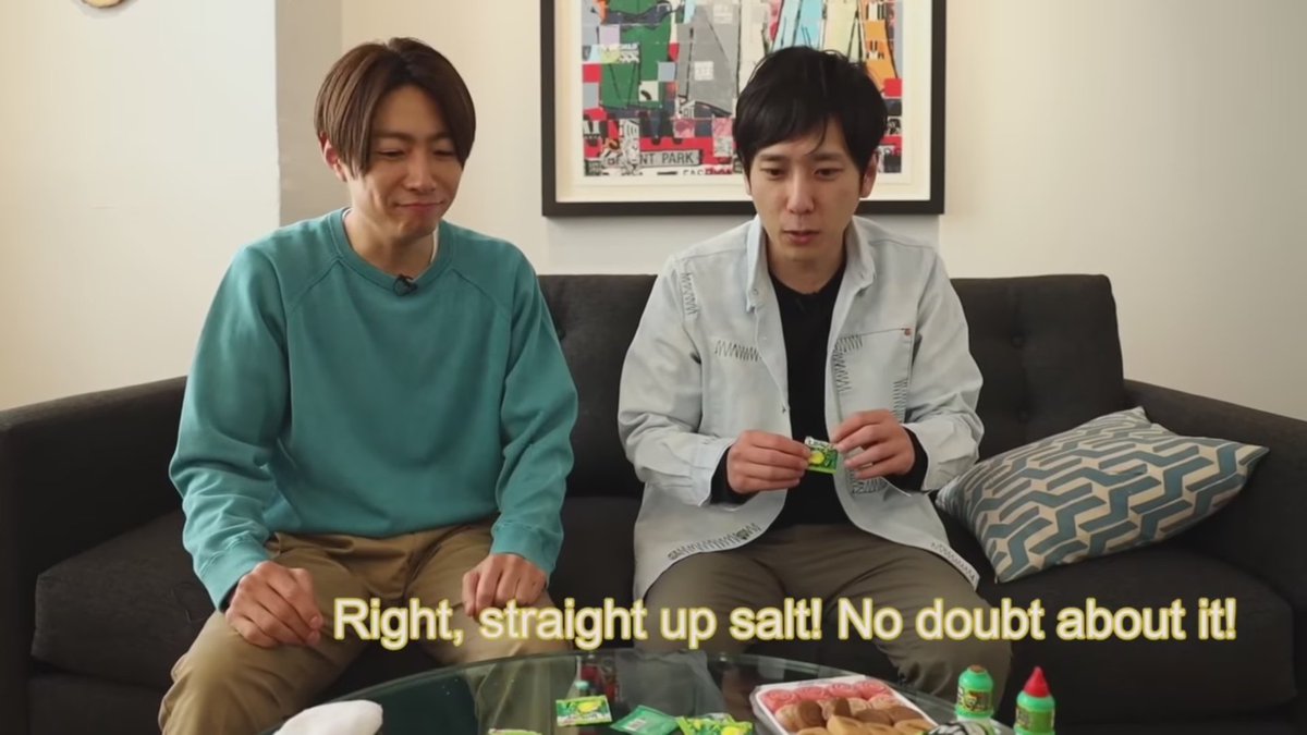 I really really like Aiba& #39;s expression here. It& #39;s sooo cute!! "Yup! Ninochan agrees with me."