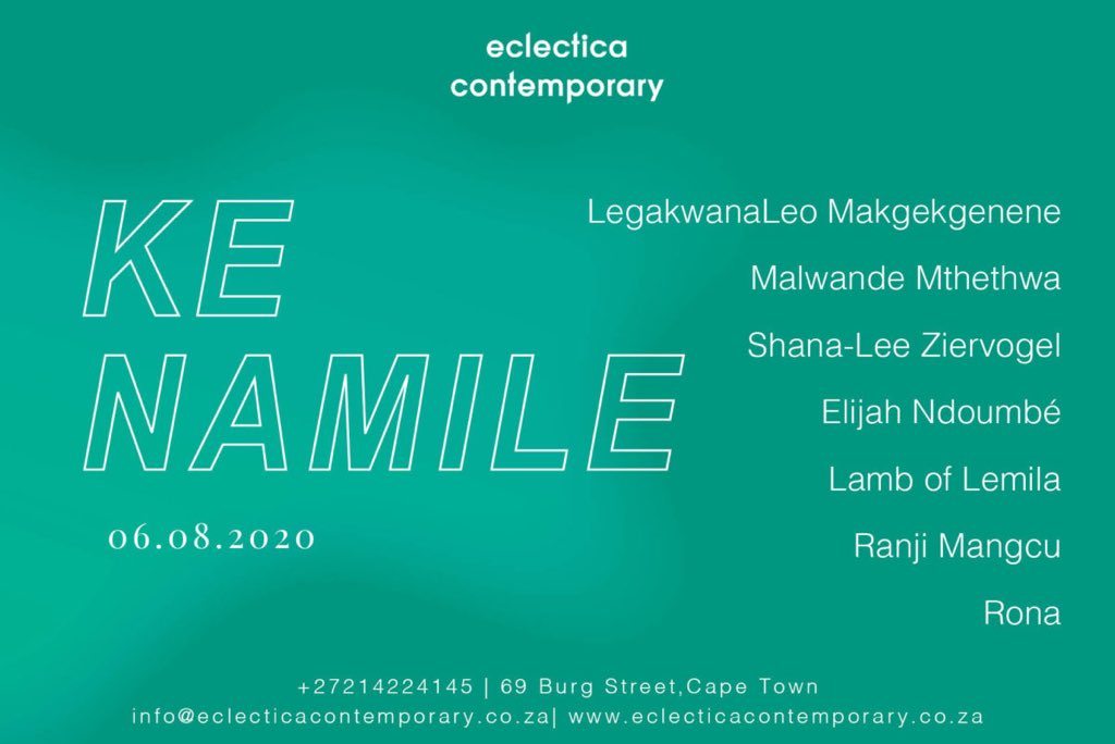 TheBotsPavilion's tweet photo. Founding  member, LegakwanaLeo Makgekgenene has collaborated with @EclecContemp , to present 'Ke Namile' - a group show which confronts gender binarism and exclusionary feminism 🎨🌈💞

https://t.co/T8BfNpCRsc https://t.co/Tv0US6bPyS
