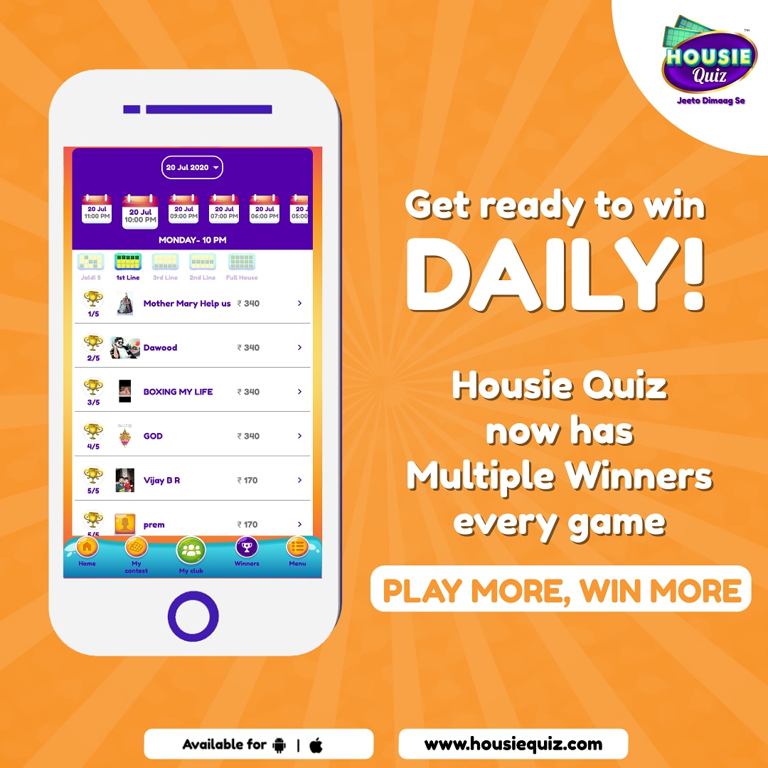 Let the Game begin playing Housie Quiz on Smartphones!!