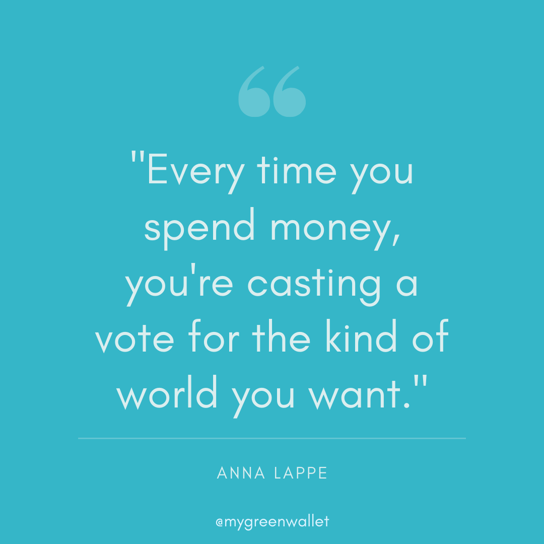 greenwalletapp's tweet photo. #VoteWithYourWallet - Your spending determines our future!
🔎 Discover ethical &amp; sustainable brands
🛍️ Shop eco for your daily needs
🔄 Earn Green Coins to spend
✅ Join at https://t.co/jxuyQmVDHX

#quoteoftheday #consciousconsumer #followthemoney #thinkbeforeyoubuy #changeahabit https://t.co/bbxETMt6ms