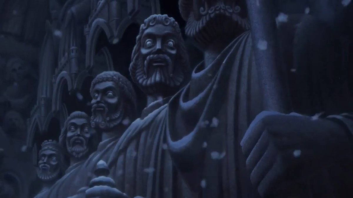 The statues speak of abomination. I am blown away by the concept art of this film.