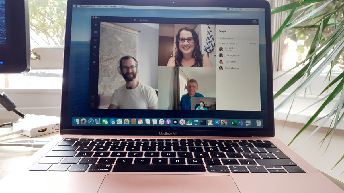 irinasandu_ec's tweet photo. A bright break in this intense #ProposalWritting period 🤯: First, (unfortunatelly virtual) coffee with @BeccaLizE since her start in our diagnostic team @ECMWF &amp; great to catch up with @LinusMagnusson5 @MarkRodwell9..made me think of how much miss our corridor chats @ECMWF 😔 https://t.co/aOjuIUU351