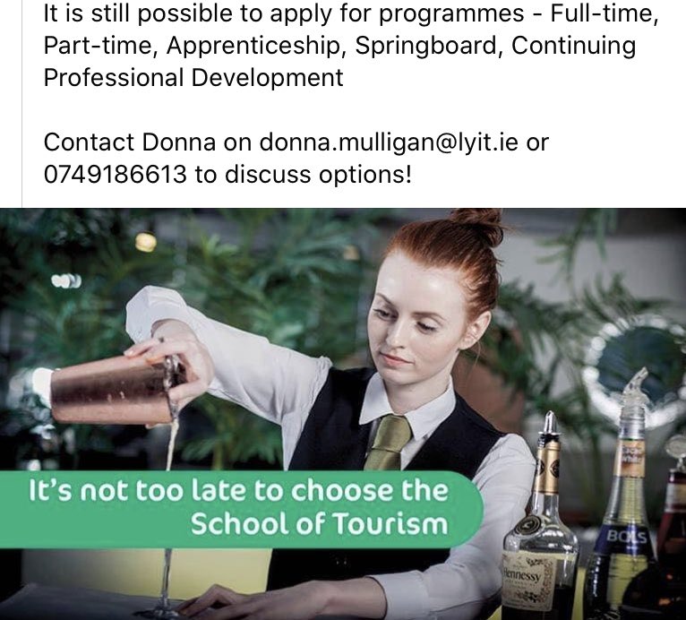 atukillybegs's tweet photo. Still time to check out our great range of programmes...@IrishFoodGuide @RAI_ie @Failte_Ireland @Killybegs @IHFcomms #hospitalityindustry #Culinary https://t.co/fZPCRXmMfX