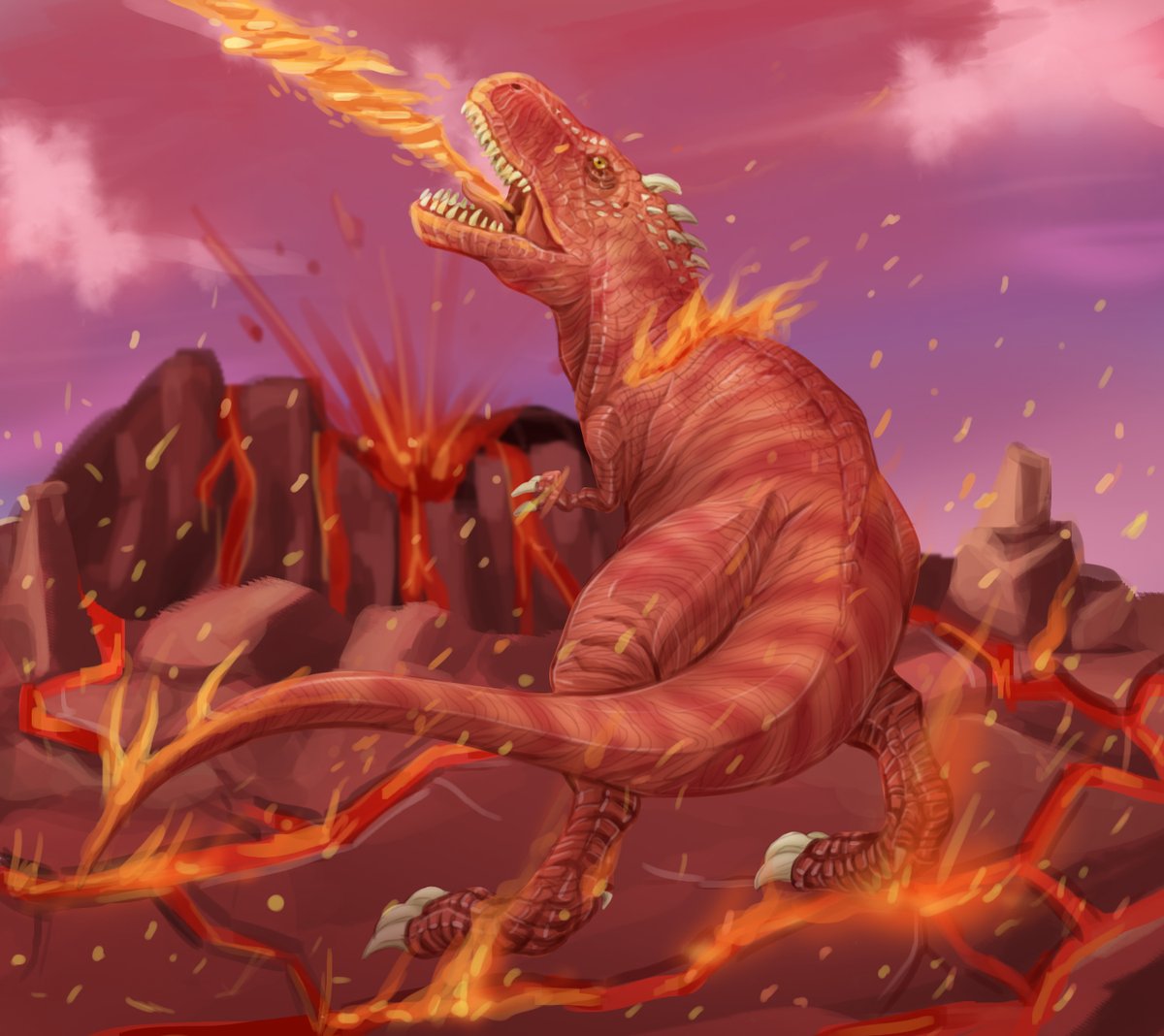 achscooler's tweet image. Hmmm Then and Now
Tyrannosaurus my version
2015 ---&amp;gt; 2020
.
#tyrannosaurus #dinosaur #arttransform