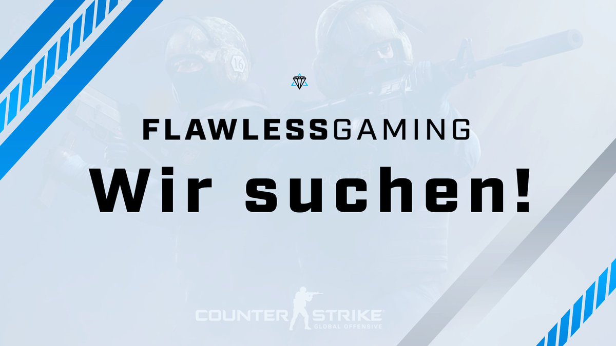 FlawlessGamingI's tweet photo. Ihr seid ein Counter-Strike Team und auf der Suche nach einer Organisation?

Ihr habt FaceIt &amp; 99Damage Erfahrung?

Ihr habt Bock zusammen mit uns in dem Bereich zu arbeiten &amp; gemeinsam zu wachsen?

Dann meldet euch bei uns! https://t.co/geWJhffotT