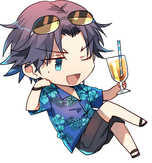 「夏〜 」|にかめのイラスト
