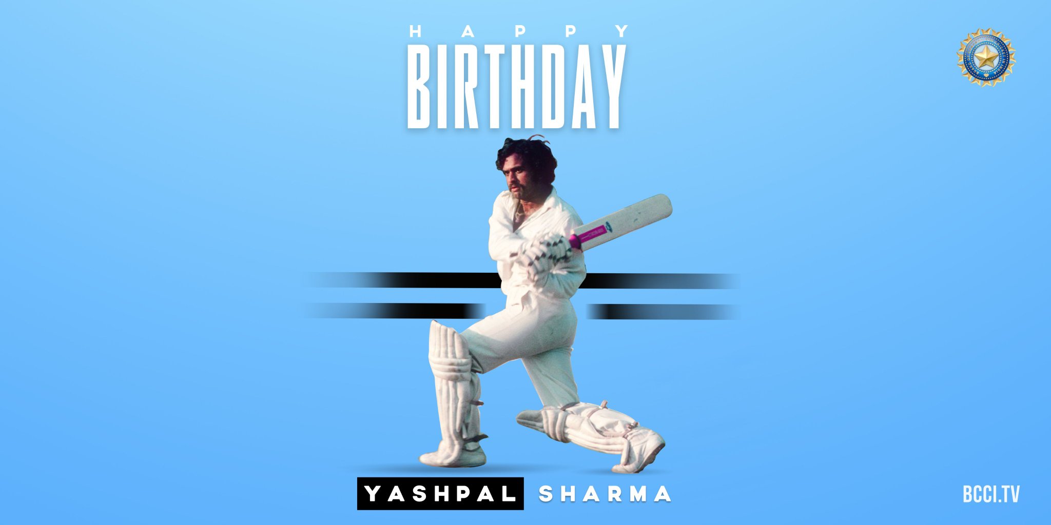 Here\s wishing 1983 World Cup-winner and a gritty batsman, Yashpal Sharma, a very happy birthday.    