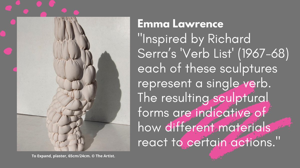 LULGalleries's tweet photo. Inspired by Richard Serra, who famously said, "Drawing is a verb", Emma Lawrence has made 3 sculptures called 'To Expand', 'To Squeeze' and 'To Trace'. 

A recent graduate of @UoLDesign and #FUAM2020 finalist, Emma's work features in our online exhibition: https://t.co/ZfvvqNgqJr https://t.co/iAuGxOGpEV