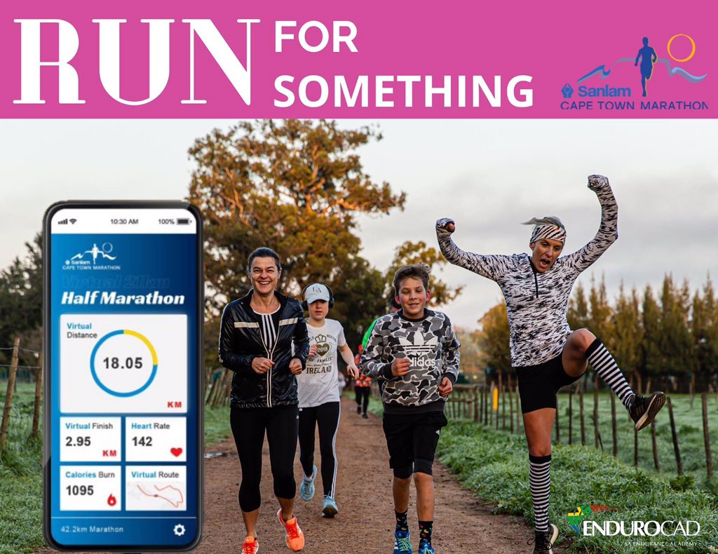 Challenge yourself to the m to run ur first <a href="/CTMarathon/">Cape Town Marathon</a> 5km, 10km, half or full marathon and run for our cause. 

We support the empowerment &amp; development of young women in SA. To join our tribe email nolene@endurocad.co.za
