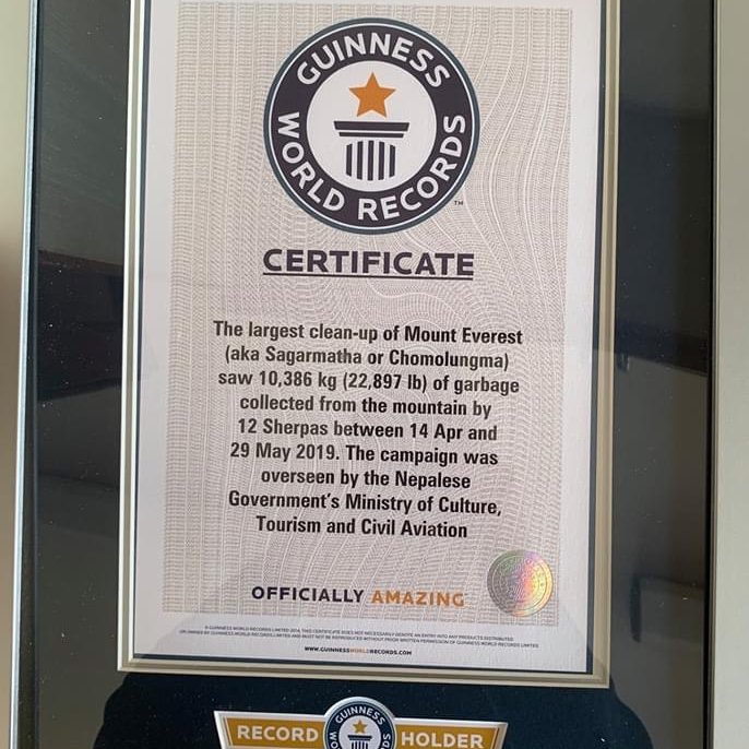 The Guinness World Records <a href="/GWR/">Guinness World Records</a> has announced that Nepal set a world record by successfully conducting an over a month-long cleaning campaign on the world’s highest mountain. More: buff.ly/3ivfBnO