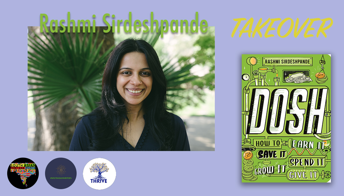 THRIVEHachette's tweet photo. We're excited to announce @RashmiWriting, author of DOSH, will be the first to takeover our Twitter this week in support of #SouthAsianHeritageMonth #OurStoriesMatter
Tune in on Wednesday 12th August around 10.30am 

#THRIVETakeover #THRIVEingAtHome @SAHM_UK @SthAsianWriters 4/4 https://t.co/5l1lUKPYQo