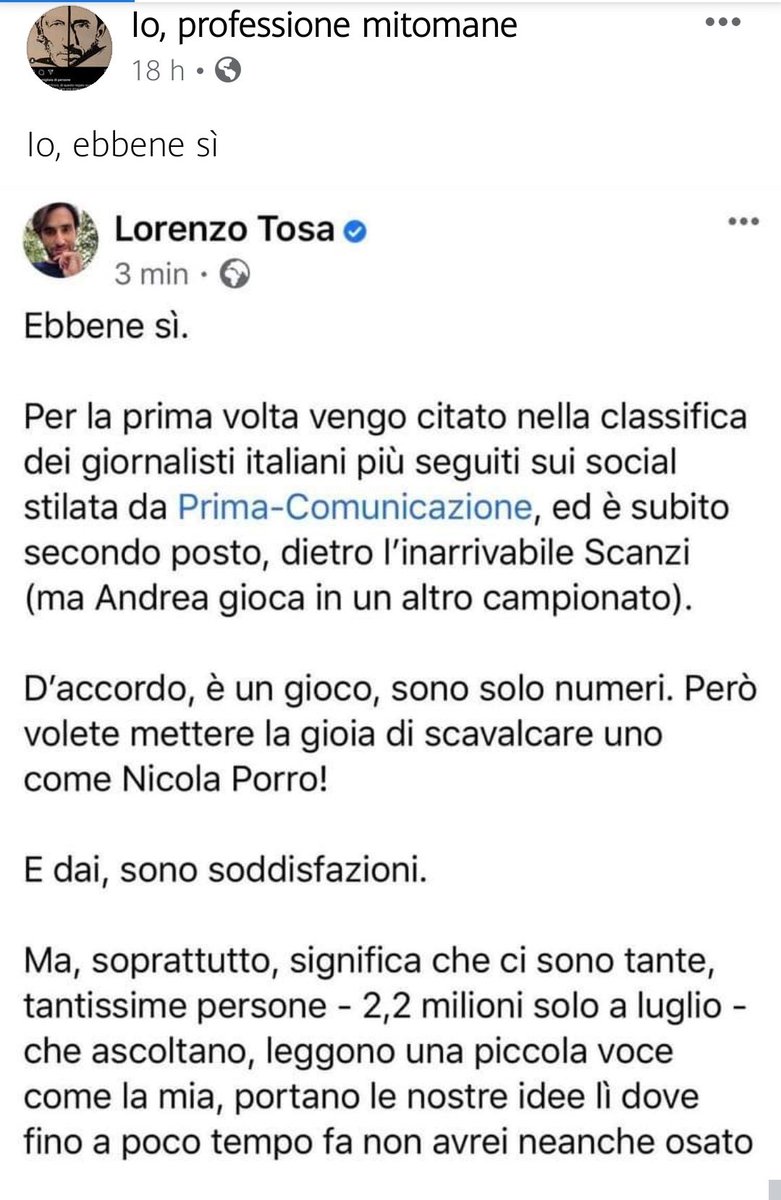Fabio Pisanu Fra Mitomani