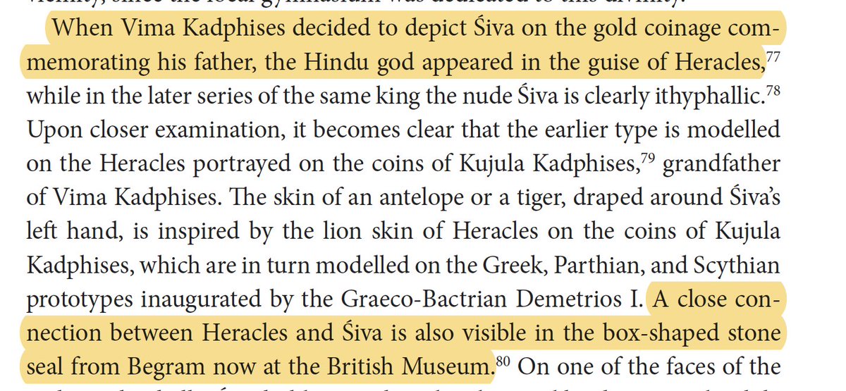 The Greeks or Scythians and even Kushans naturally saw their own Gods in ours, spoiler alert: we were both polytheistic Indo-Europeans classical civilizations. Krishna & Shiva were both identified as Herakles. Roman soldiers used to worship Mithra/Mitra (The Indo-Iranian God)