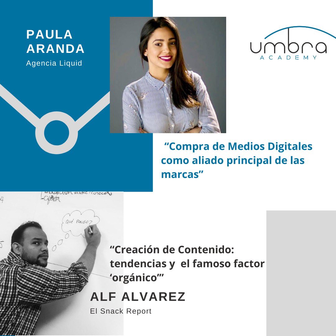 UmbraStrategy's tweet photo. Los invitamos a participar en el primer workshop de nuestro proyecto #UmbraAcademy donde trataremos Las Aristas del Contenido Comercial en las Redes Sociales con para inscribirse ingresar a este link: https://t.co/wYDv3RipGr https://t.co/QLRjFIKEGP