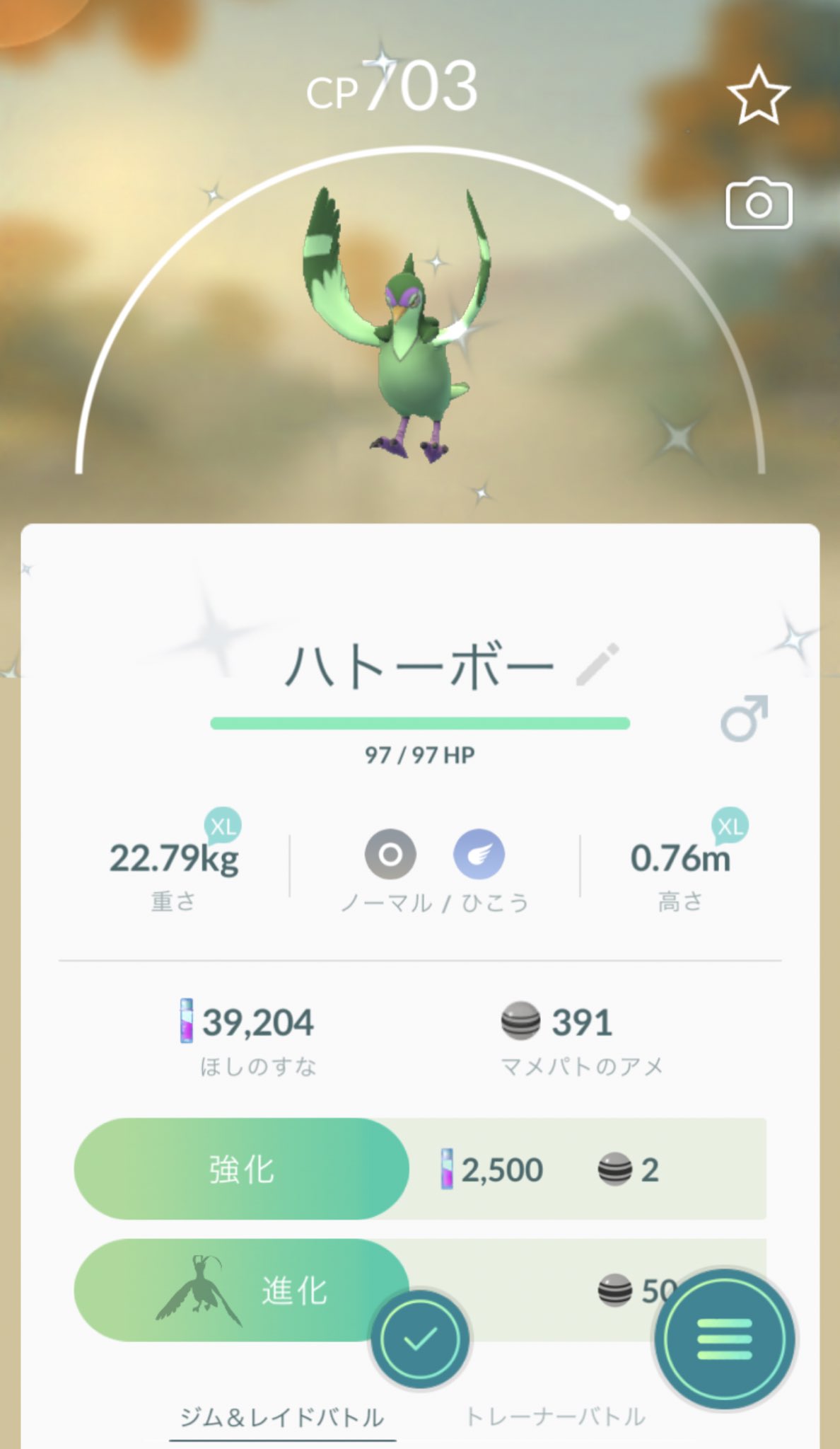 ちっちゅうこう Sur Twitter マメパト ハトーボー ケンホロウ 色違い 三点セットゲット びっくりした 適当にボール投げたら出た ポケモンgo T Co Admxebmh96 Twitter