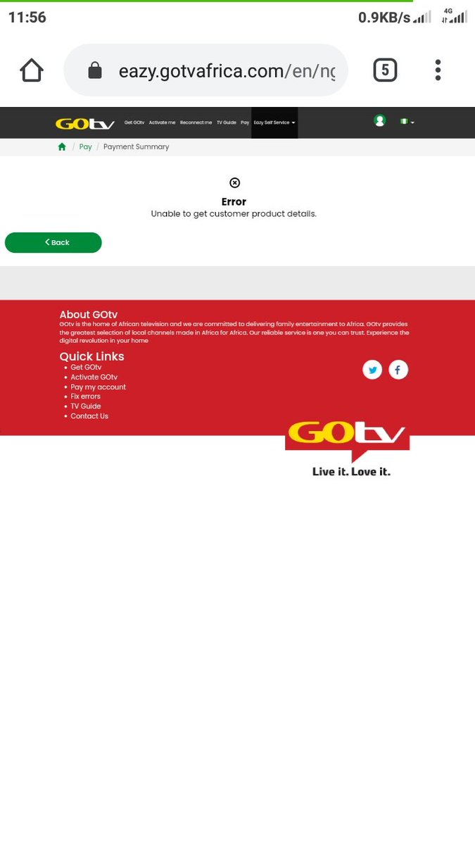 Gotv Nigeria Hello Kindly Make Payments Viahttp Eazy Gotvafrica Com En Ng And Mygotv App Thank You Nike145