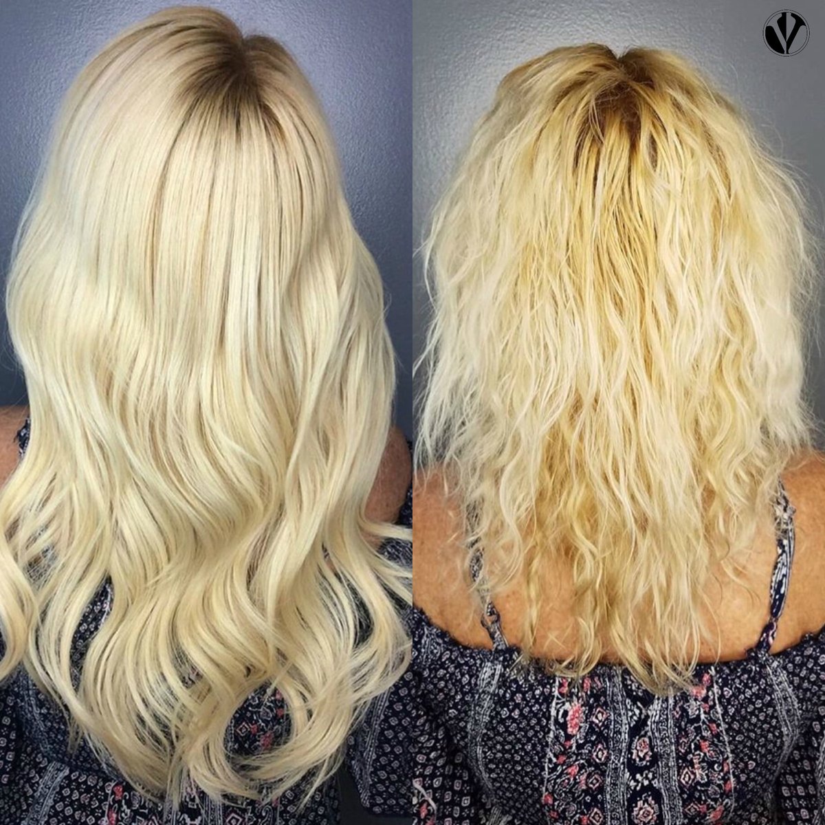 This client came to us with lots of damage from extensions that had been improperly maintained elsewhere. We fixed up her color, extensions, and style to help her achieve her #HealthyHairGoals without compromising the style she desired 😍 #TapeInExtensions by Shells