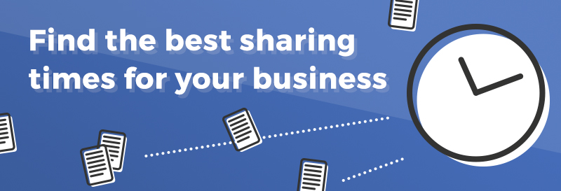 Tip 2: Find the best sharing times for your business! More tips on how to grow your #business through Facebook eloke.nz/Wz1Ezd