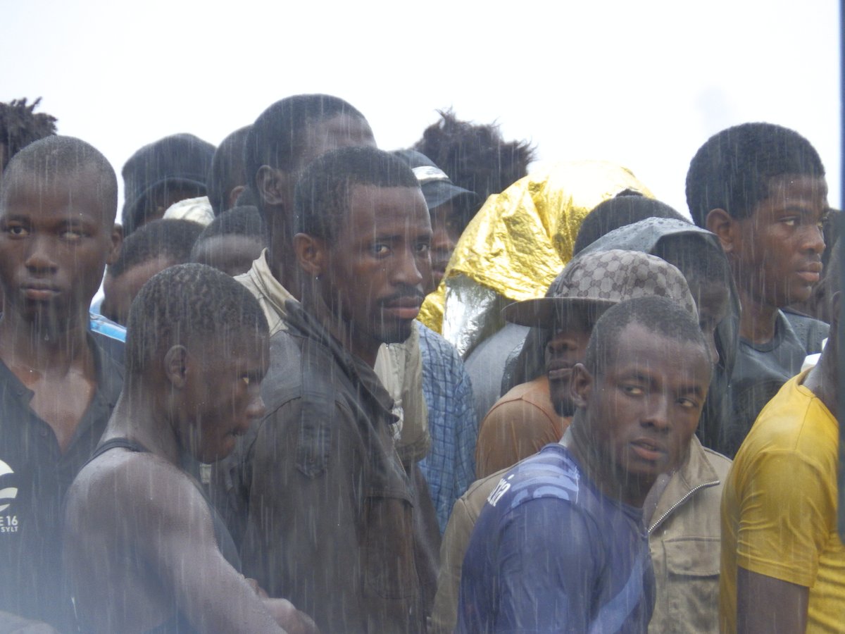 We would get notice of when ships would be bringing in rescued asylum seekers at a port, and go there in time for their arrival and processing rather than attempting anything at seaHere are some of my pics from Sicily in 2015