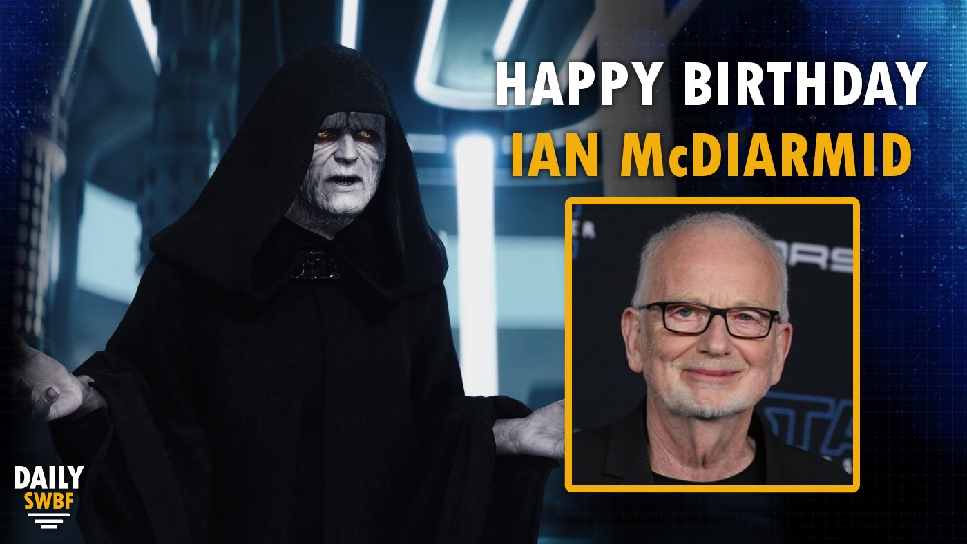 Happy birthday to the Galactic Emperor himself, Ian McDiarmid! 