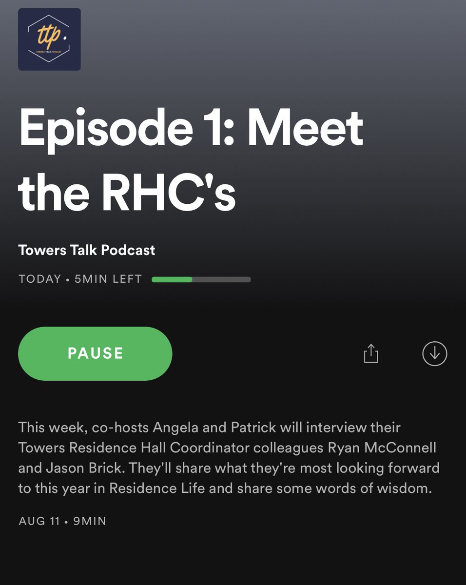 Episode 1 of Towers Talk is up now! Get to know your 4 Towers RHCs. Listen here: open.spotify.com/episode/70pzH2…

#WVU #WVU24 #LyonTowerBestTower #BraxtonStrong #TowersStrong @braxtontowerwvu <a href="/wvuhousing/">WVU Housing and Residence Life</a> @brooketowerwvu <a href="/bennett_wvu/">Bennett Tower 🏢</a>