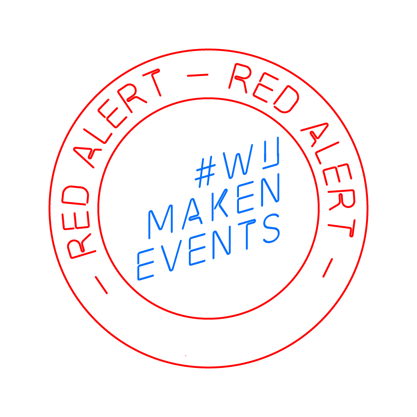 #RedAlert #WeMakeEvents #WijMakenEvents