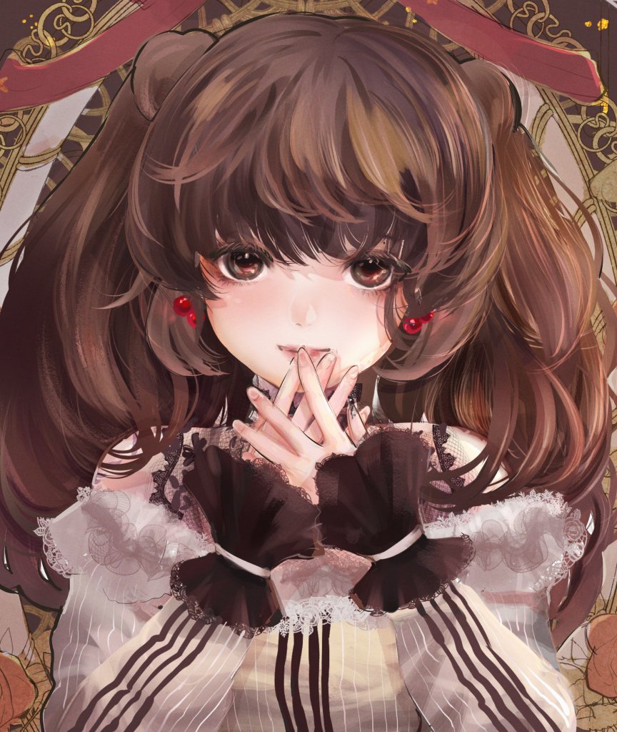 薔薇の少女 ほんのりと柔らかな水彩を目指しています Drawing 創 こもりひっき 幻想少女絵のイラスト