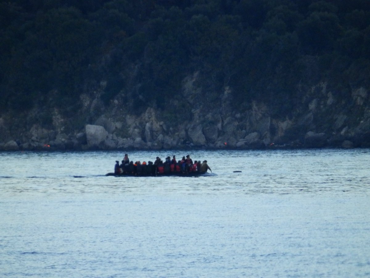 Lesbos saw the highest number of arrivals and if you went to the beaches facing Turkey at dawn countless boats would appearI remember trying to film one and having to dump the camera and run into the sea when it started sinking. These are pics from that morning