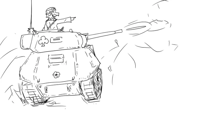 戦車ラクガキ 