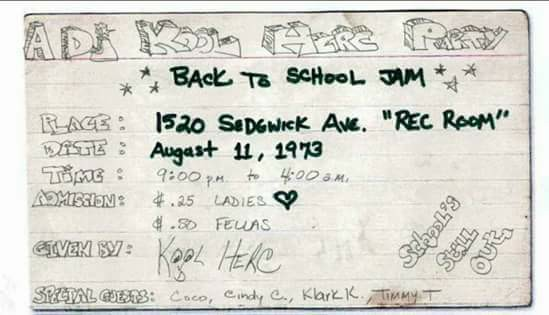 aliamsi's tweet photo. Ceci est l'affiche de la soirée qui est connue comme la naissance du hip-hop aux USA. Cela se passait le 11 août 1973 avec @DjKoolHerc.
Le 11 août 1989 naissait le @PBSofficiel , à l'occasion de l'anniversaire d'un des plus grands rappeurs du Senegal, @Awadimusic.

📸@pappaseex https://t.co/XNz1MgqLdJ