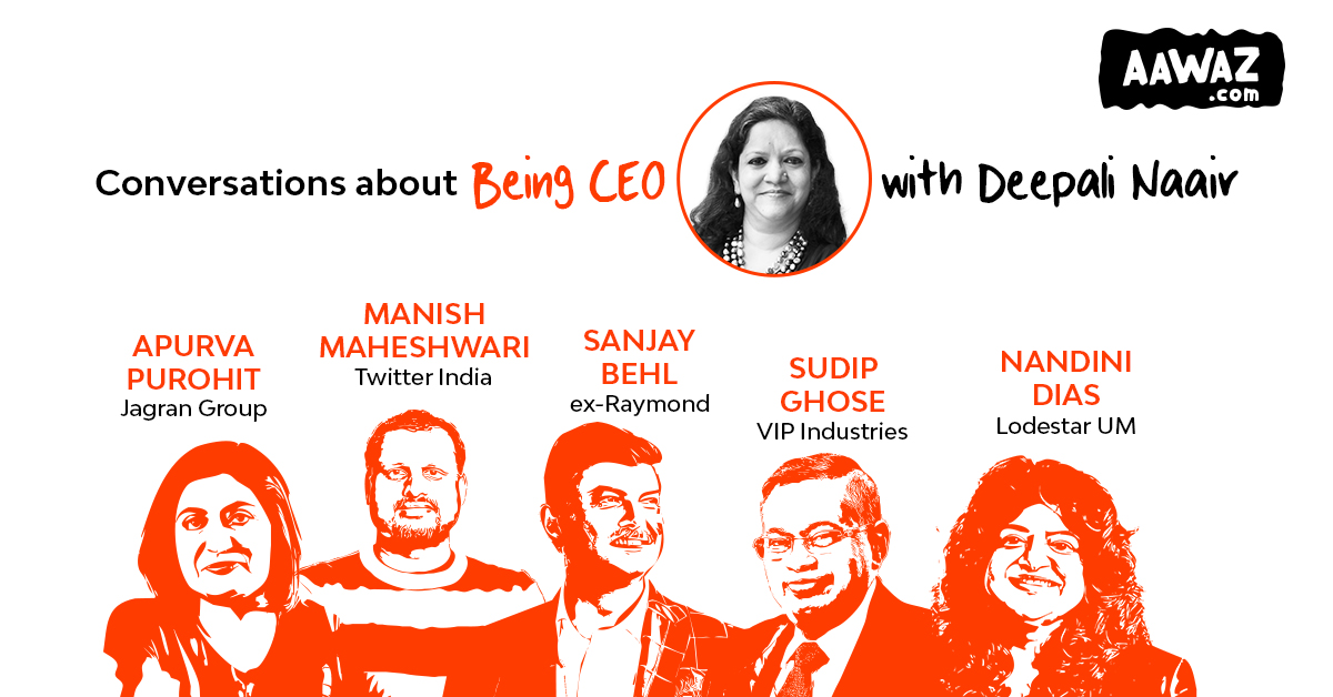aawaz.com (@aawazdotcom) on Twitter photo Valiant CEOs are also vulnerable & human in many ways! Acclaimed CEOs from giants of India Inc get candid with <a href="/deepalinaair/">Deepali Naair 🎀</a>, CMO, IBM India & South Asia in the 'Being CEO' podcast
Listen: aawaz.com/en/listen/bein…
<a href="/apurva_purohit/">Apurva Purohit</a> <a href="/manishm/">Manish Maheshwari</a> <a href="/SudipGhose/">sudip ghose</a> <a href="/NandiniDias/">Nandini Dias</a> #SanjayBehl Valiant CEOs are also vulnerable & human in many ways! Acclaimed CEOs from giants of India Inc get candid with <a href="/deepalinaair/">Deepali Naair 🎀</a>, CMO, IBM India & South Asia in the 'Being CEO' podcast
Listen: aawaz.com/en/listen/bein…
<a href="/apurva_purohit/">Apurva Purohit</a> <a href="/manishm/">Manish Maheshwari</a> <a href="/SudipGhose/">sudip ghose</a> <a href="/NandiniDias/">Nandini Dias</a> #SanjayBehl
