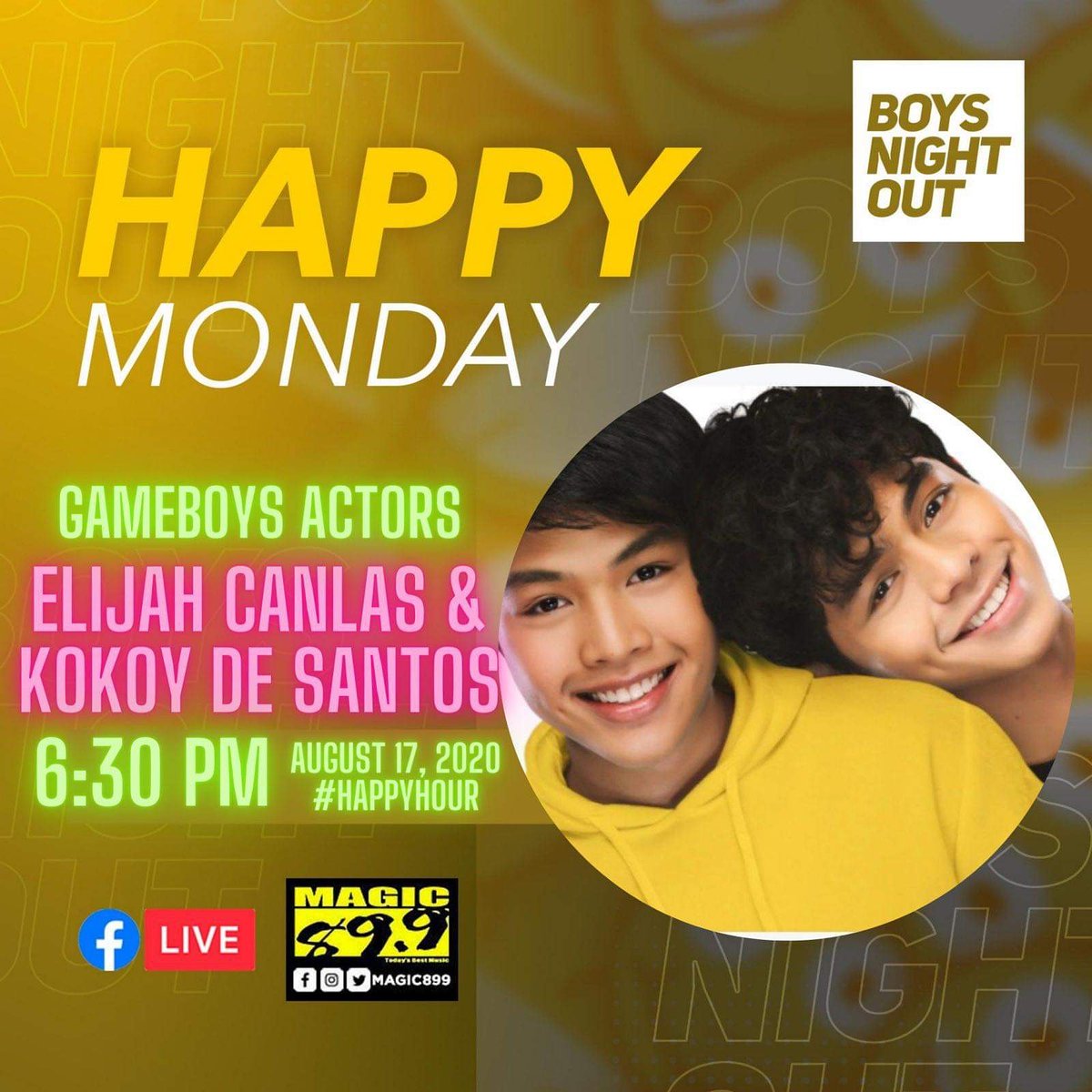 KG_Bulacan's tweet photo. Let us support @kkydsnts on August 17,2020, 6:30 p.m. on Magic 89.9 ❤️

#KokoyGlobalOfficial
#kokoybulacanchapter a
#kokoyislove❤ https://t.co/9rBIuoZ1zv
