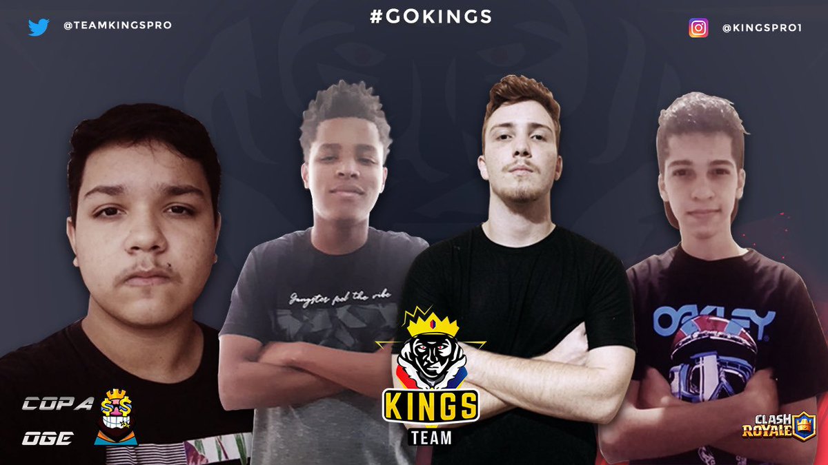Hoje é dia de <a href="/CopaOge/">COPA OGE</a> !!!!                       Hoje tem Team kings na Arena royale e os representantes são
<a href="/bremaster13/">Ceo_imts</a> 
@NickDreybR
 <a href="/framzito/">Eduardo</a> 
@CW_Timoteo 
Ja deixe seu #Gokings pq hj tem🔥