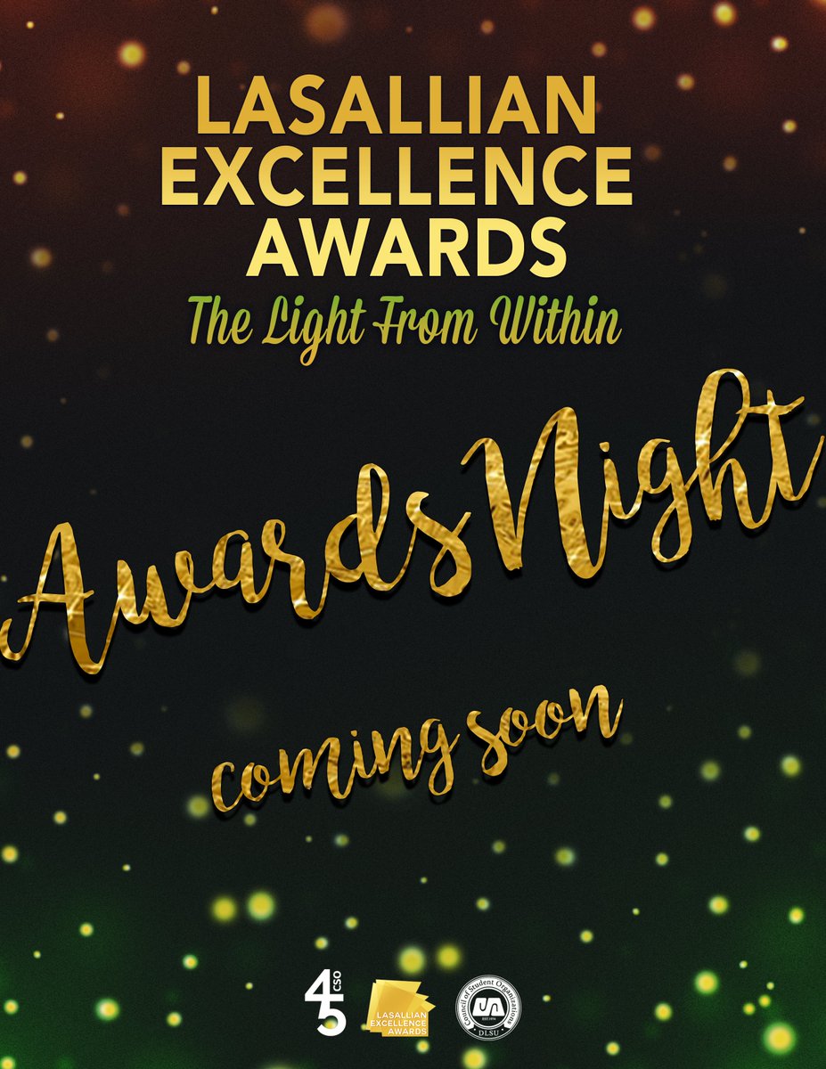 dlsucsolea's tweet photo. At long last, the stars have aligned.

Discover #TheLightFromWithin as we LEAunch the much-awaited Awards Night - the culminating activity of the Lasallian Excellence Awards and the Award Giving Bodies. https://t.co/929MlqM44c