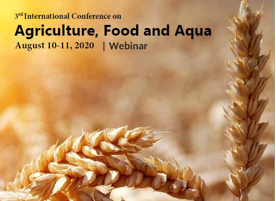 RussellEliza12's tweet photo. We are regarded and pleased to welcome all of you to the “3rd International Conference on #Agriculture #Food &amp; #Aqua on #August 10-11, 2020 at #webinar
See more : https://t.co/DaCwg54pv2 
Hurry up !!! Book your slot now! https://t.co/BsLlBDuY31